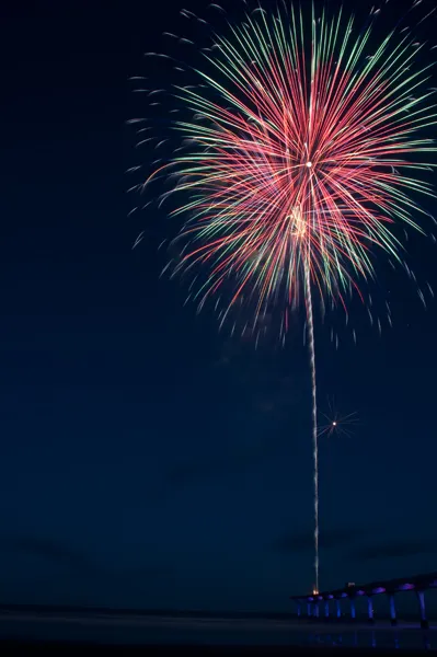 Fireworks at New Brighton, Christchurch